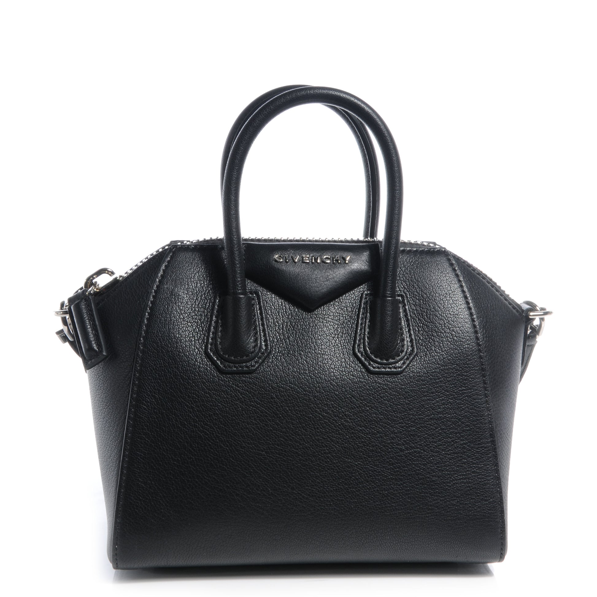 Givenchy Sugar Goatskin Mini Antigona Black 1 of 7