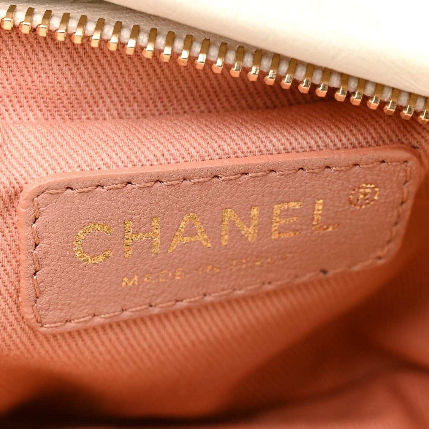 Calfskin Quilted Baluchon White