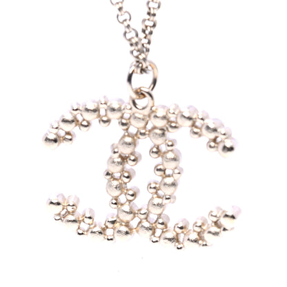 Chanel Crystal Pearl Snow Splash CC Pendant Necklace Gold 4 of 5