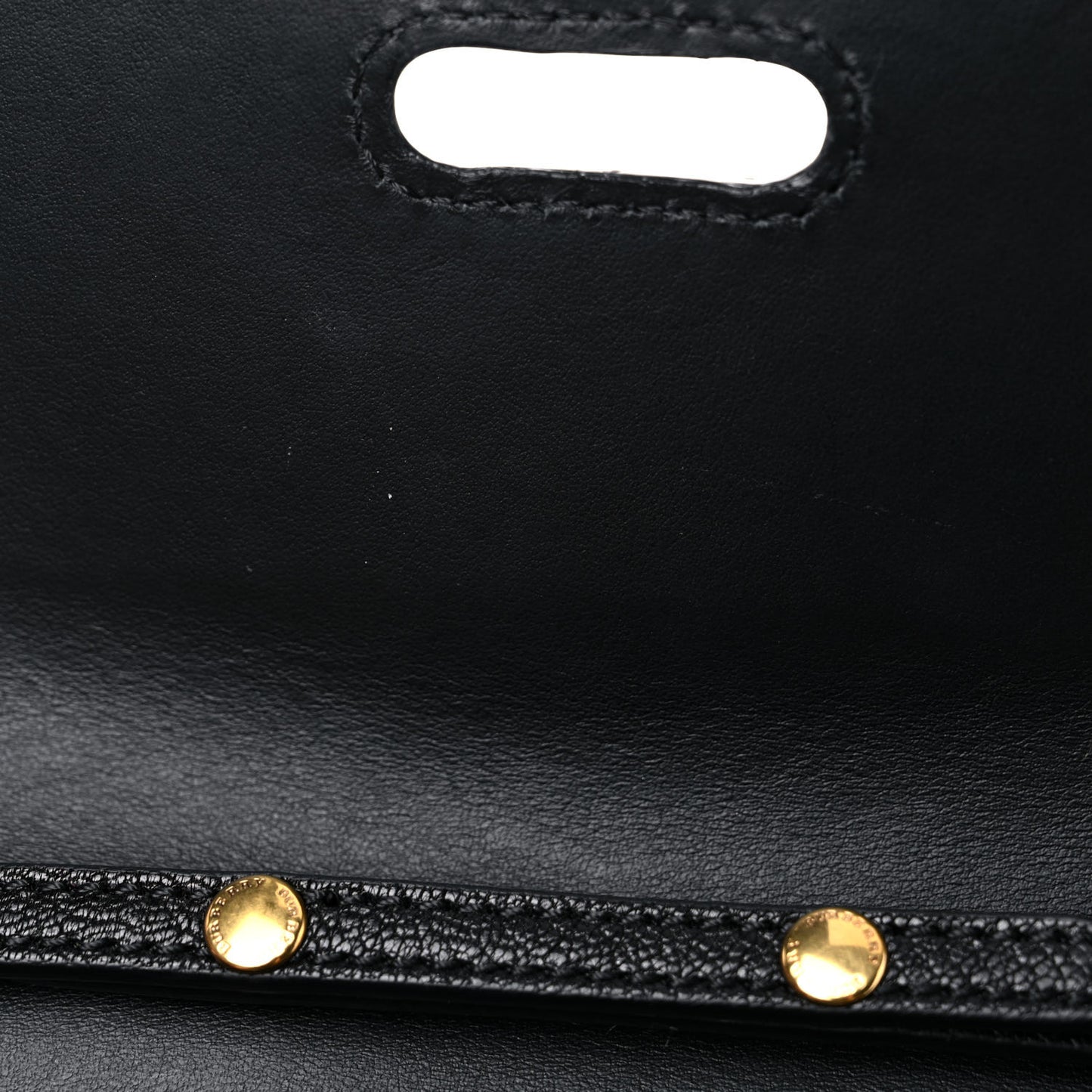 Goatskin Cotton Canvas Vintage Check D-Ring Mini Bag Black Antique Yellow