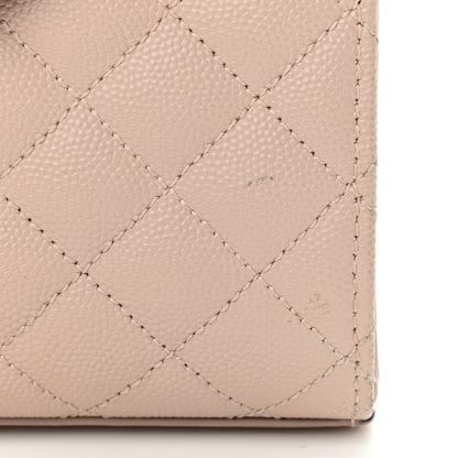 Saint Laurent Grain De Poudre Textured Mixed Matelasse Medium Triquilt Monogram Satchel Marble Pink 15 of 15