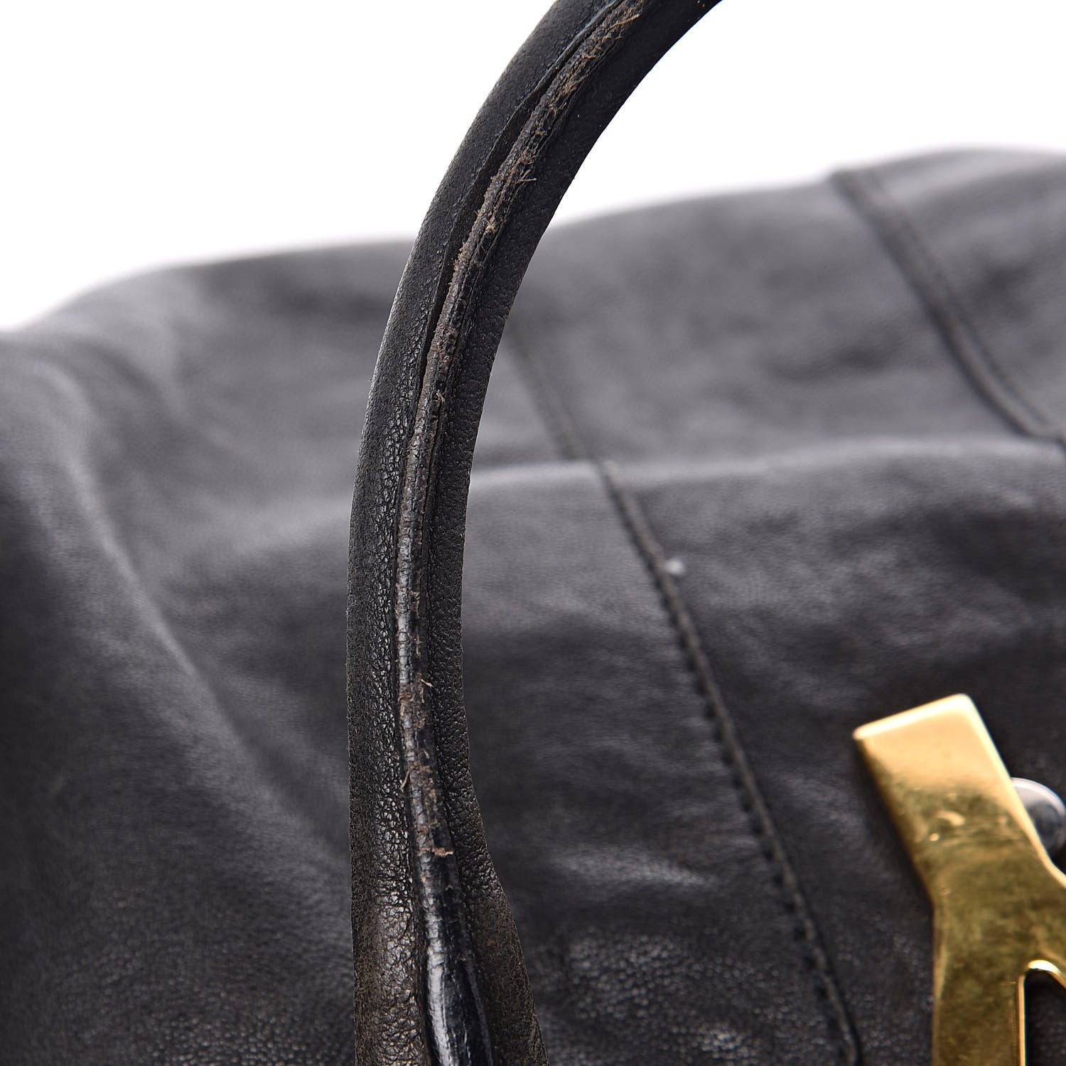Saint Laurent Sheepskin Large Cabas ChYc Black 9 of 17