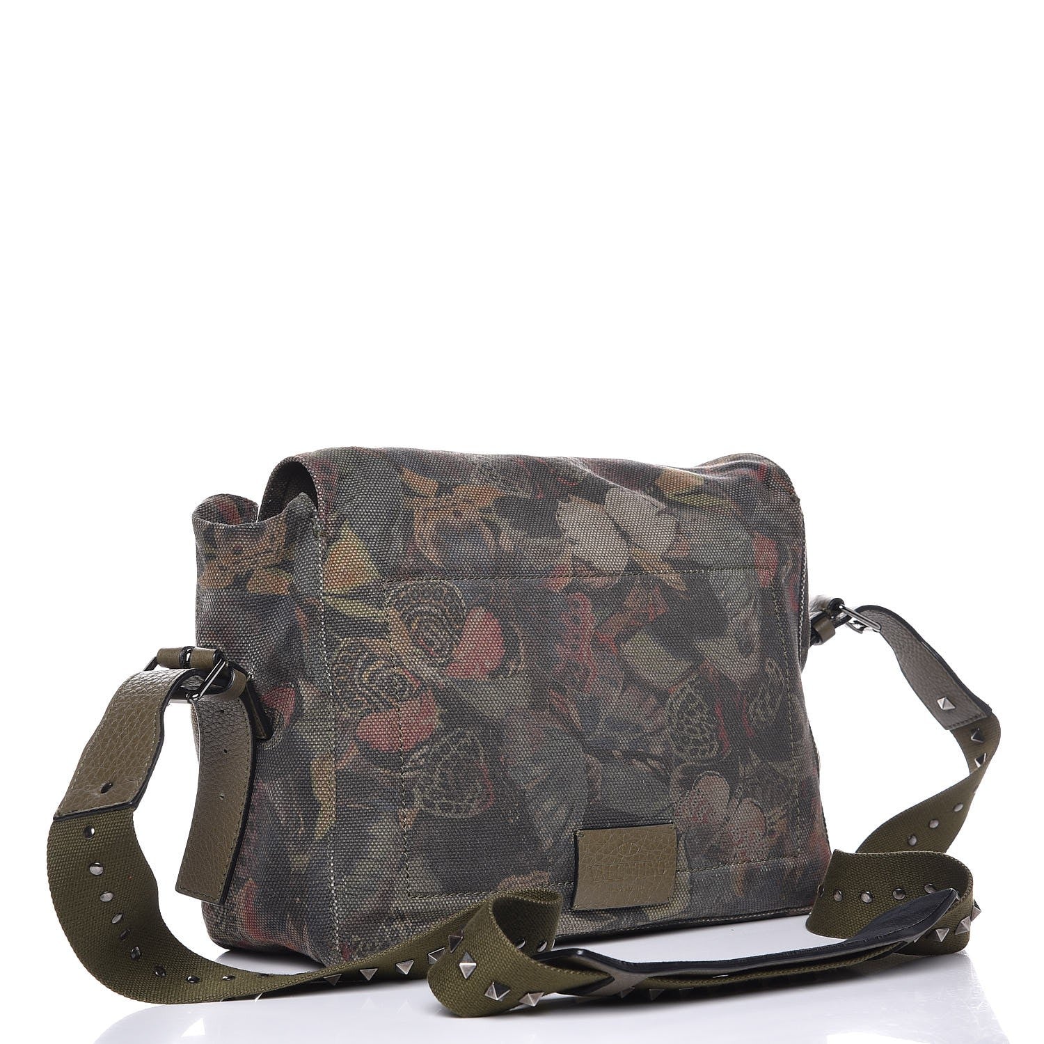 Valentino Garavani Canvas Camubutterfly Rockstud Messenger 3 of 10