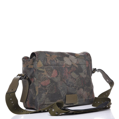 Valentino Garavani Canvas Camubutterfly Rockstud Messenger 3 of 10