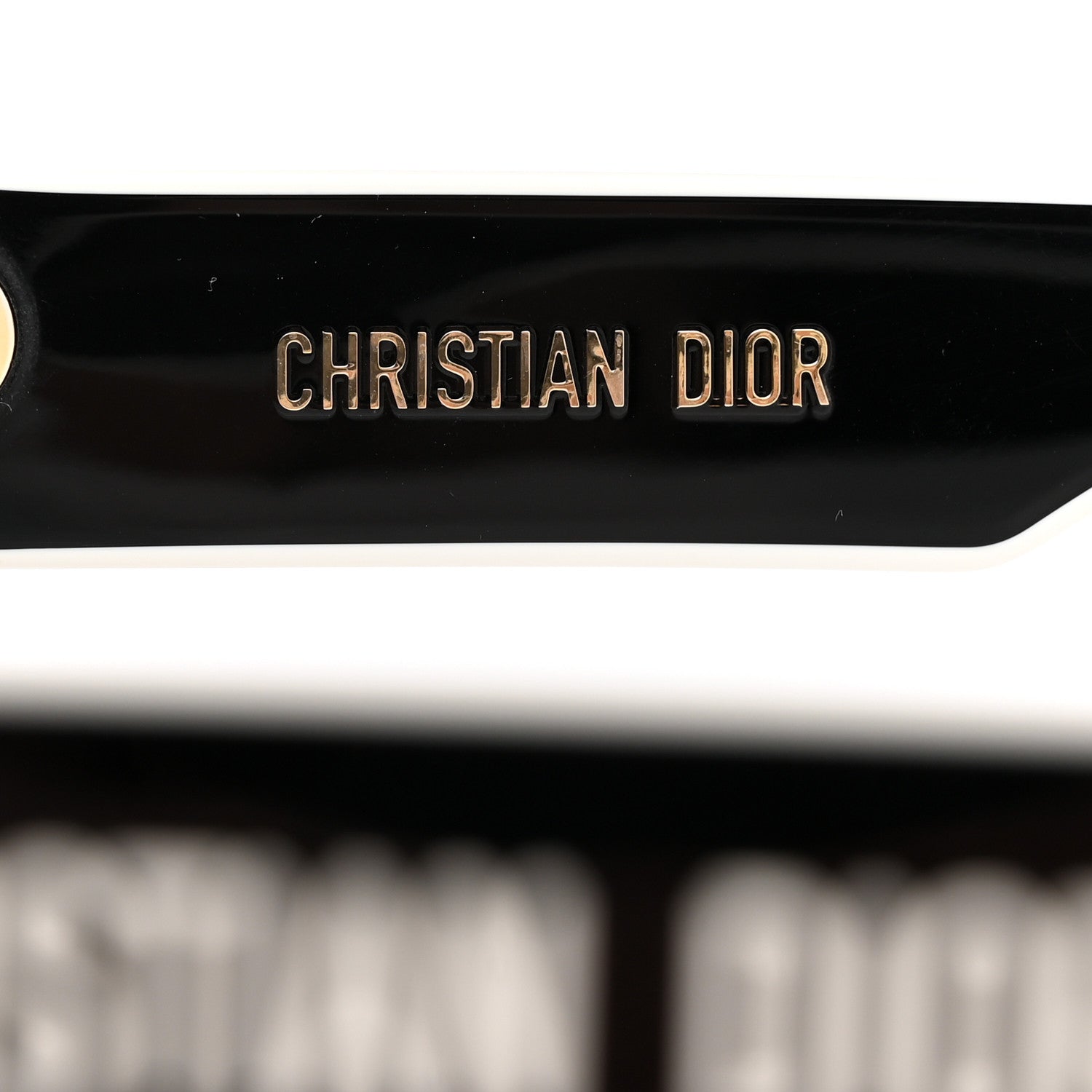 Christian Dior Diorpacific S1U Square Sunglasses Black White 6 of 8