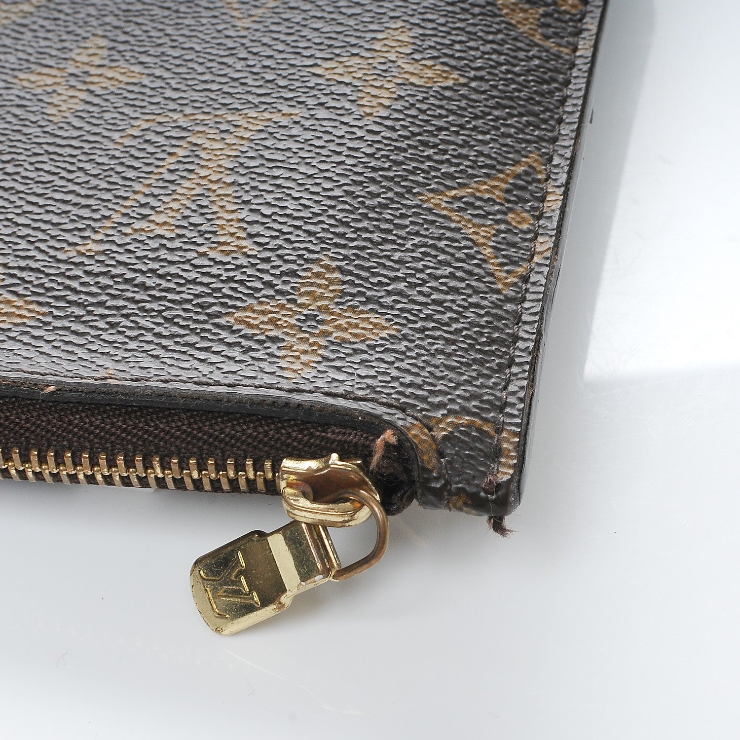 Louis Vuitton Monogram Neverfull MM GM Pochette Fuchsia 10 of 10