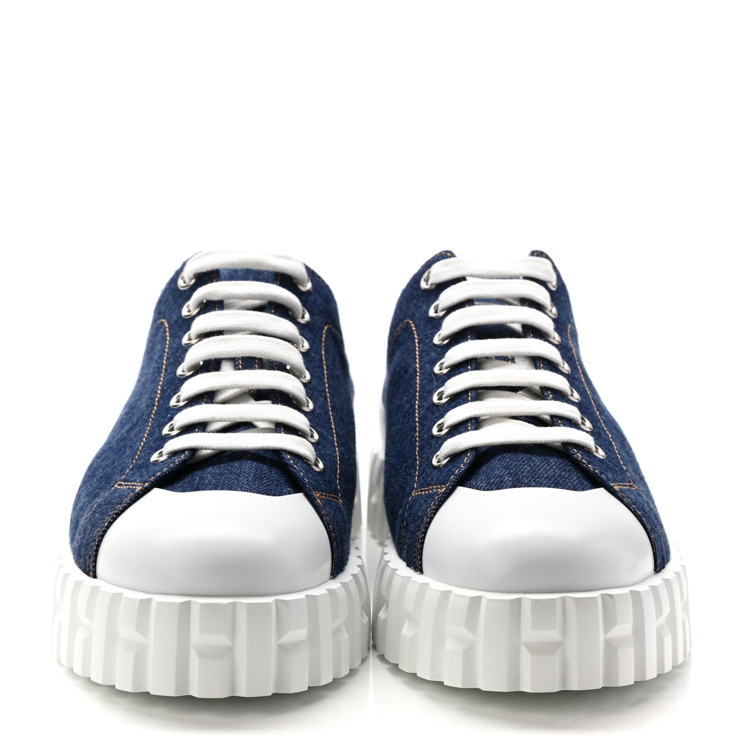 Denim Cross Sneakers 39 Bleu