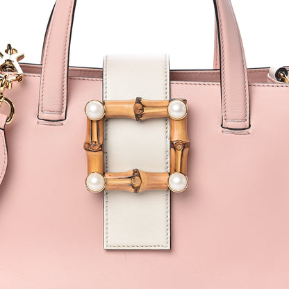 Gucci Nappa Small Bamboo Buckle Top Handle Bag Perfect Pink 10 of 12
