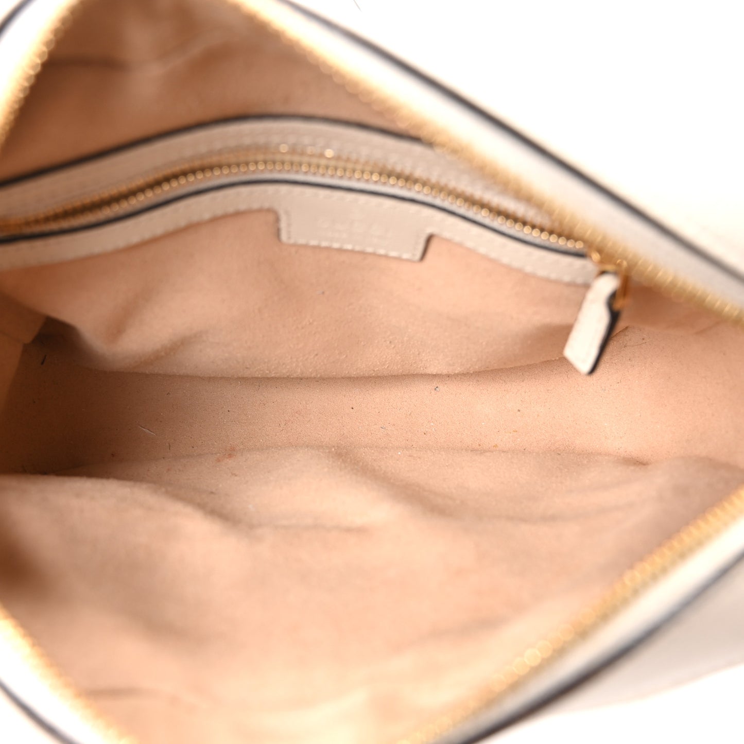 GG Supreme Monogram Small Horsebit 1955 Shoulder Bag Beige Mystic White