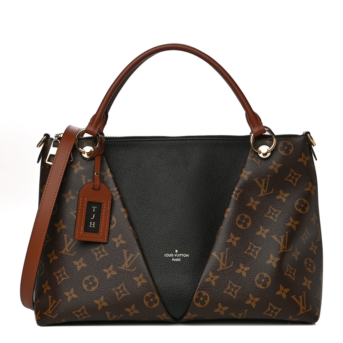 Monogram V Tote MM Black