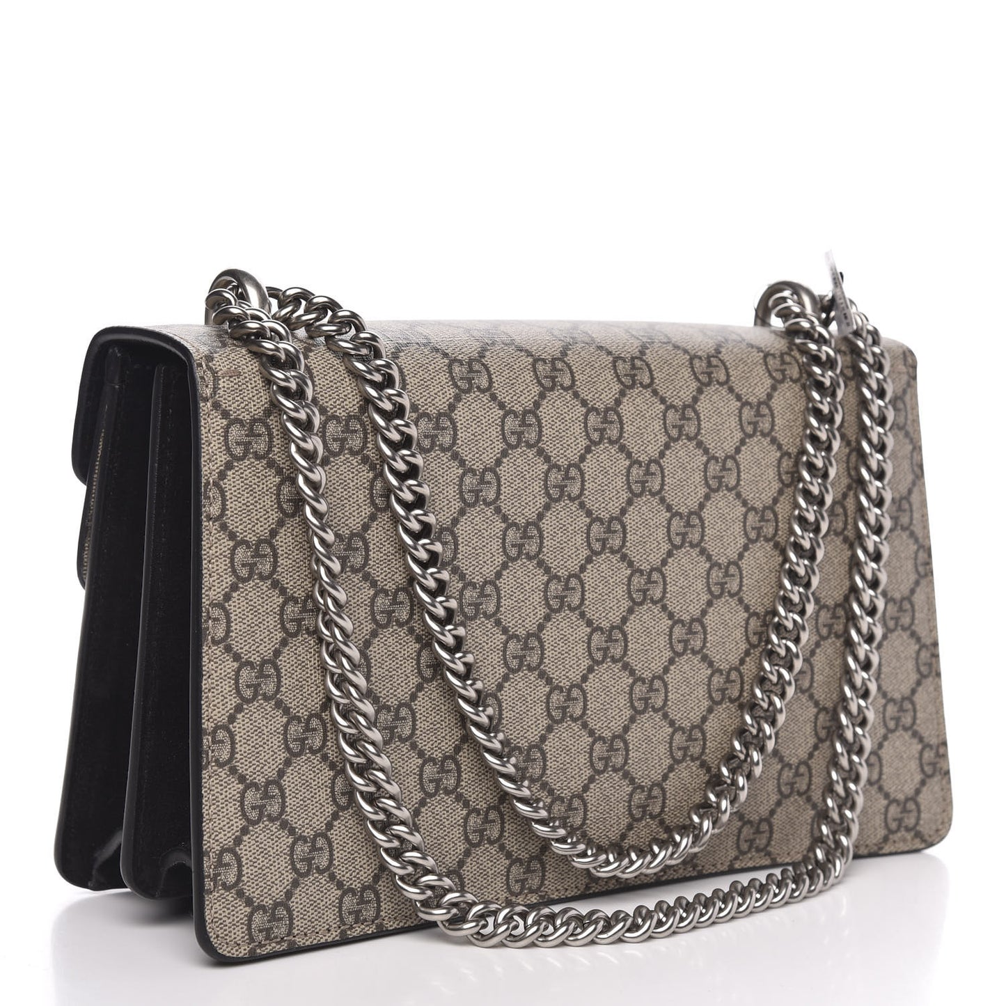 GG Supreme Monogram Small Dionysus Shoulder Bag Black