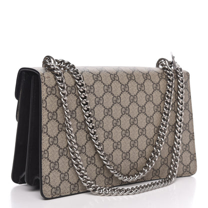 Gucci GG Supreme Monogram Small Dionysus Shoulder Bag Black 3 of 13