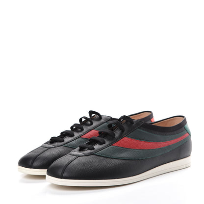 Gucci Calfskin Mens Falacer Sneakers 11.5 Black 3 of 8