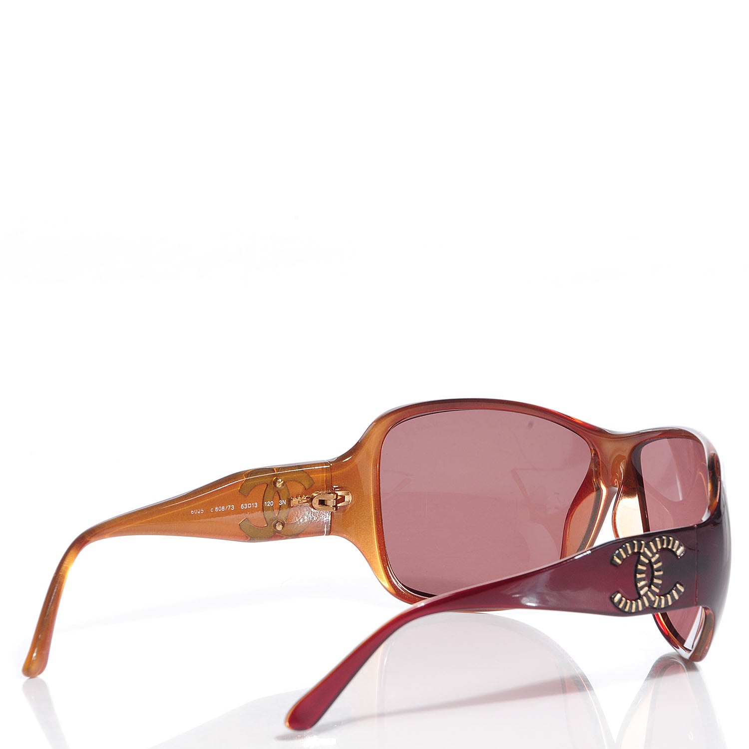 Chanel CC Logo Sunglasses 6025 Brown 3 of 7