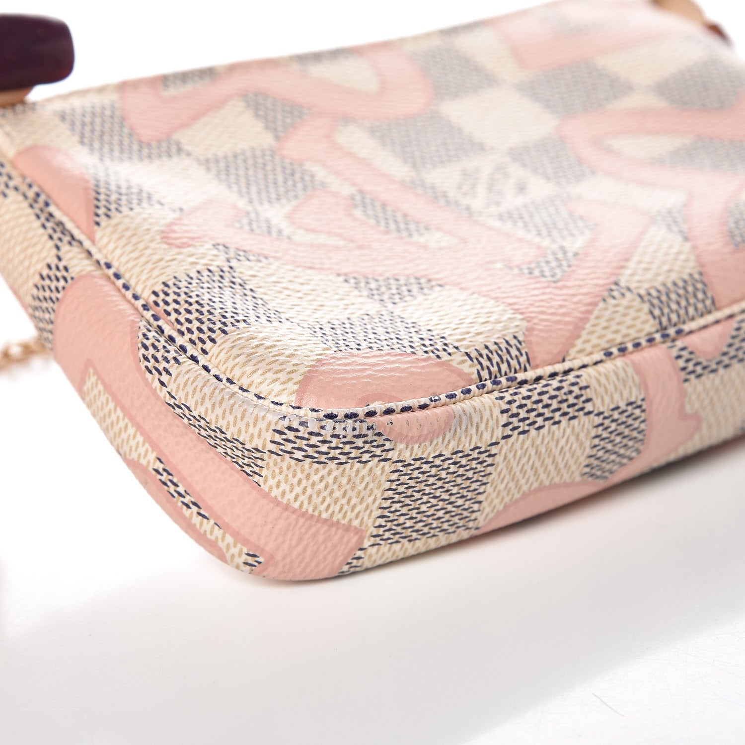 Louis Vuitton Damier Azur Tahitienne Mini Pochette Accessories 9 of 14