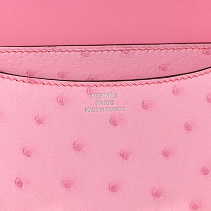 Hermes Ostrich Constance 18 Bubblegum 7 of 12