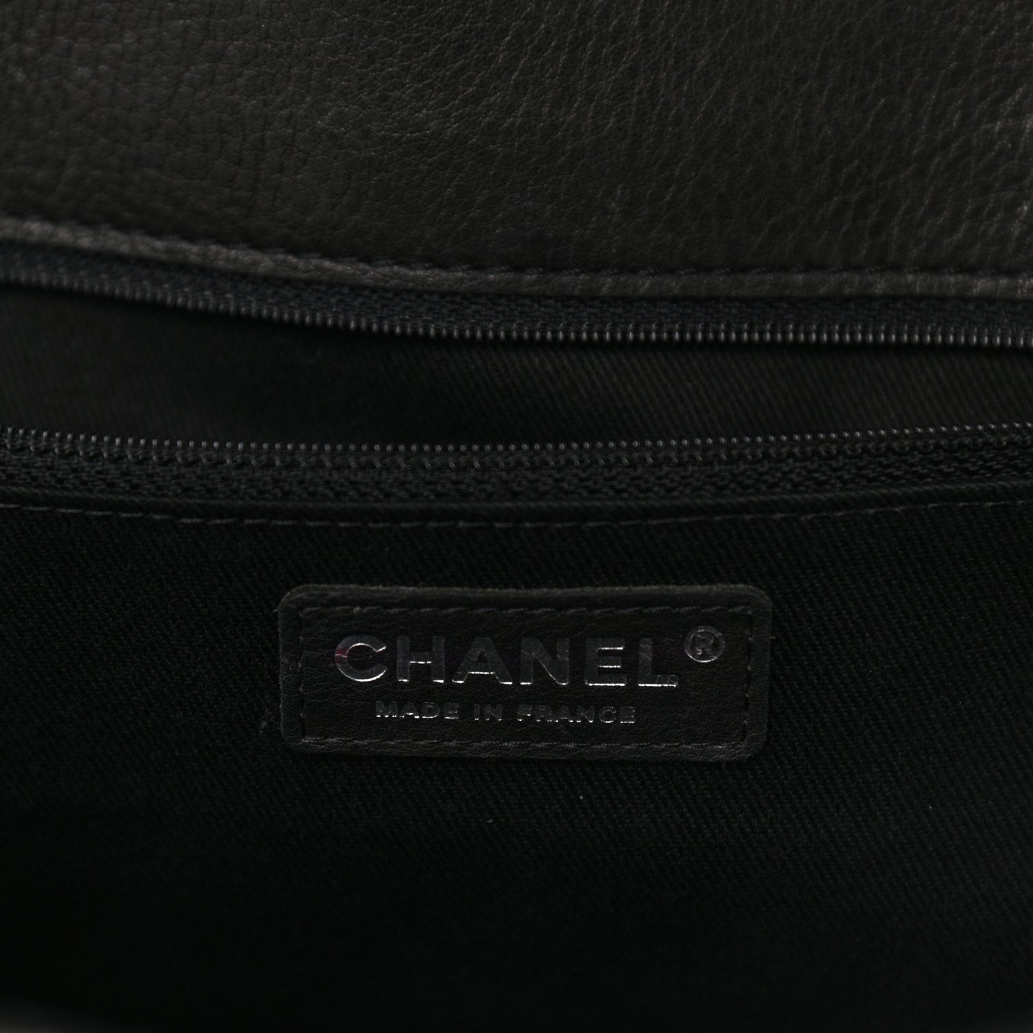 Chanel Calfskin Quilted Large Ride My Bag Messenger Black 6 of 10