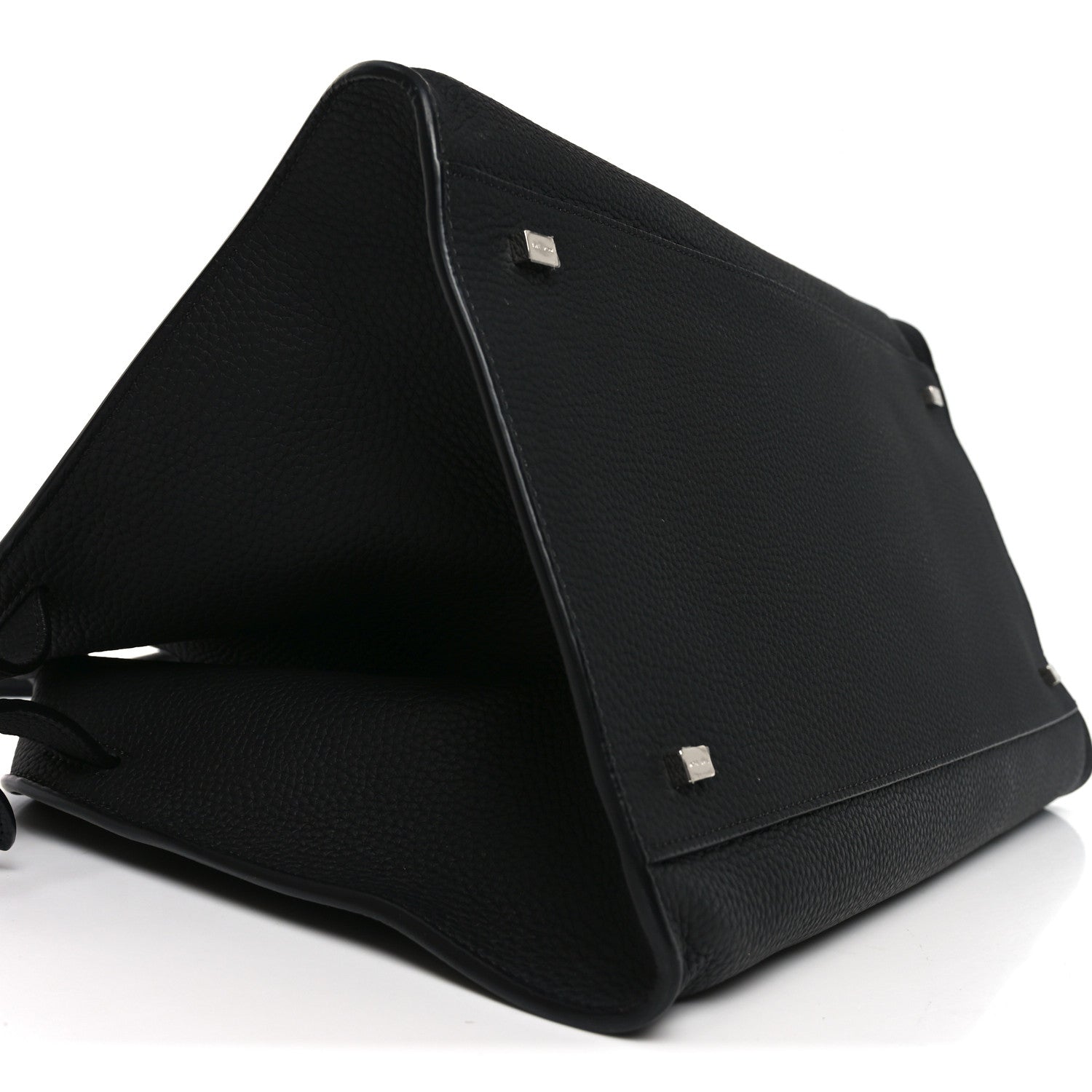 The Row Matte Grained Calfskin Soft Margaux 15 Black 8 of 9