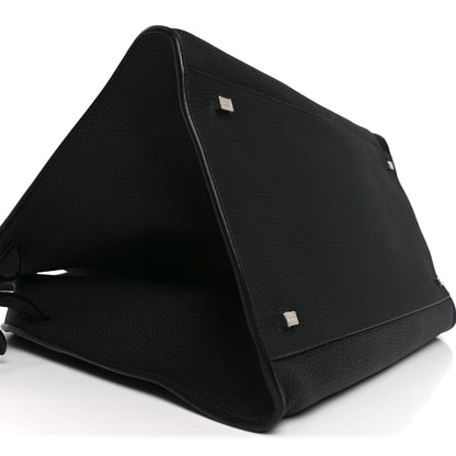 The Row Matte Grained Calfskin Soft Margaux 15 Black 8 of 9