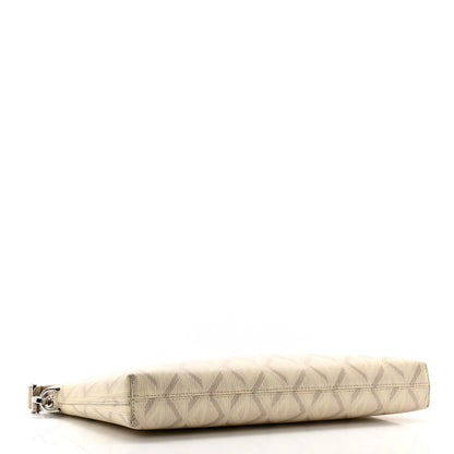 Christian Dior Coated Canvas CD Diamond Pouch Natural 4 of 10