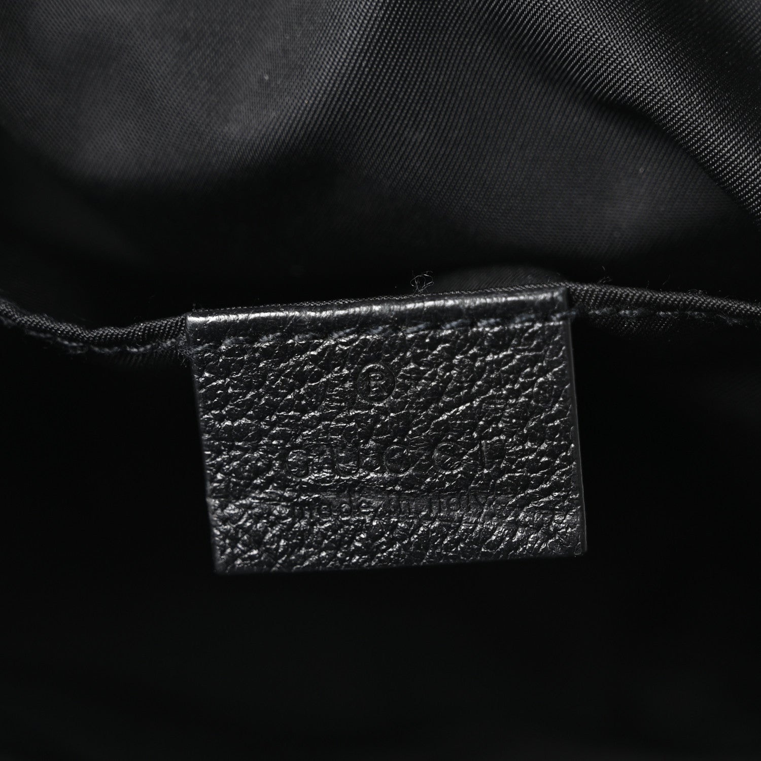 Gucci Econyl Nylon Monogram Off The Grid Sling Backpack Black 5 of 10