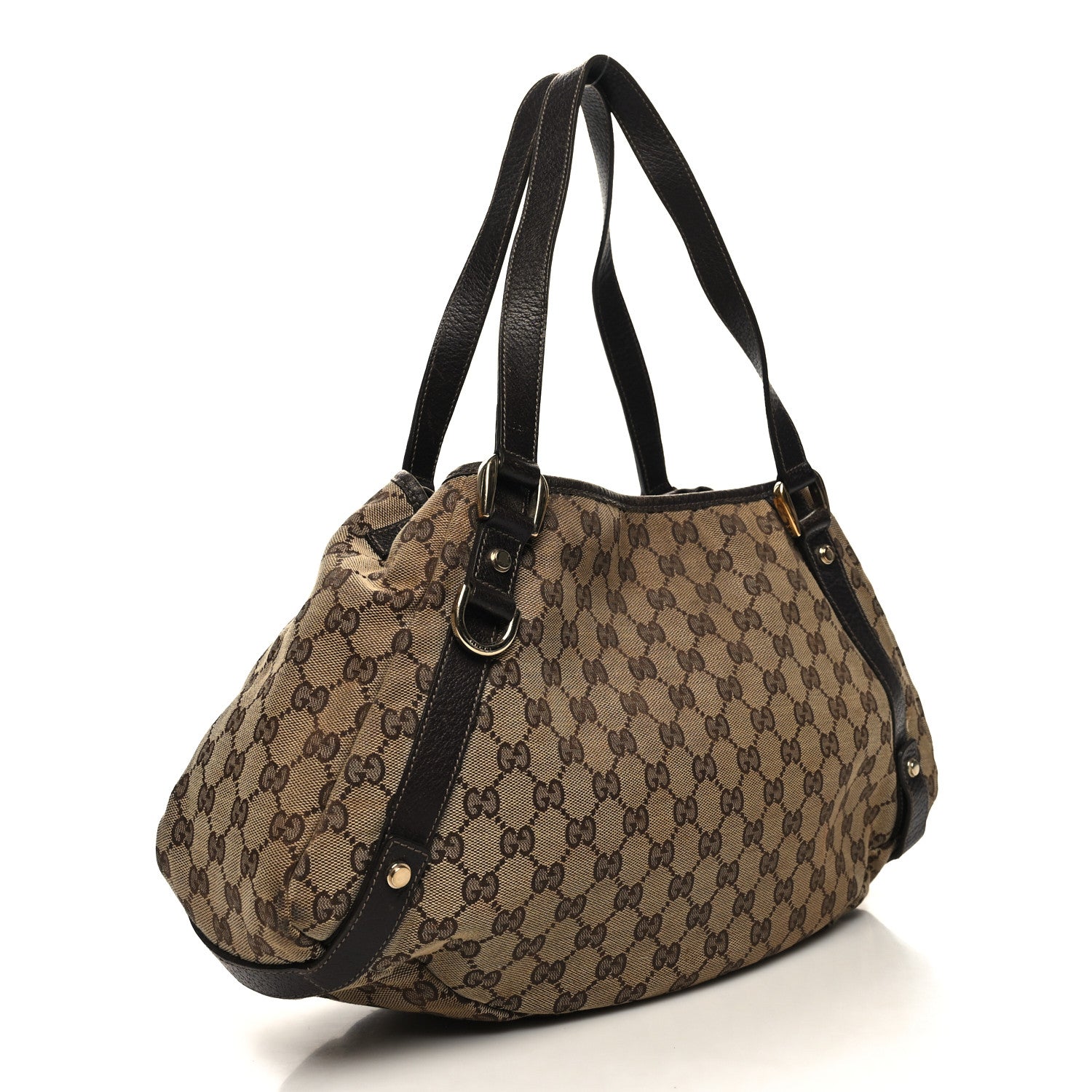 Gucci Monogram Medium Abbey Shoulder Bag Dark Brown 3 of 12