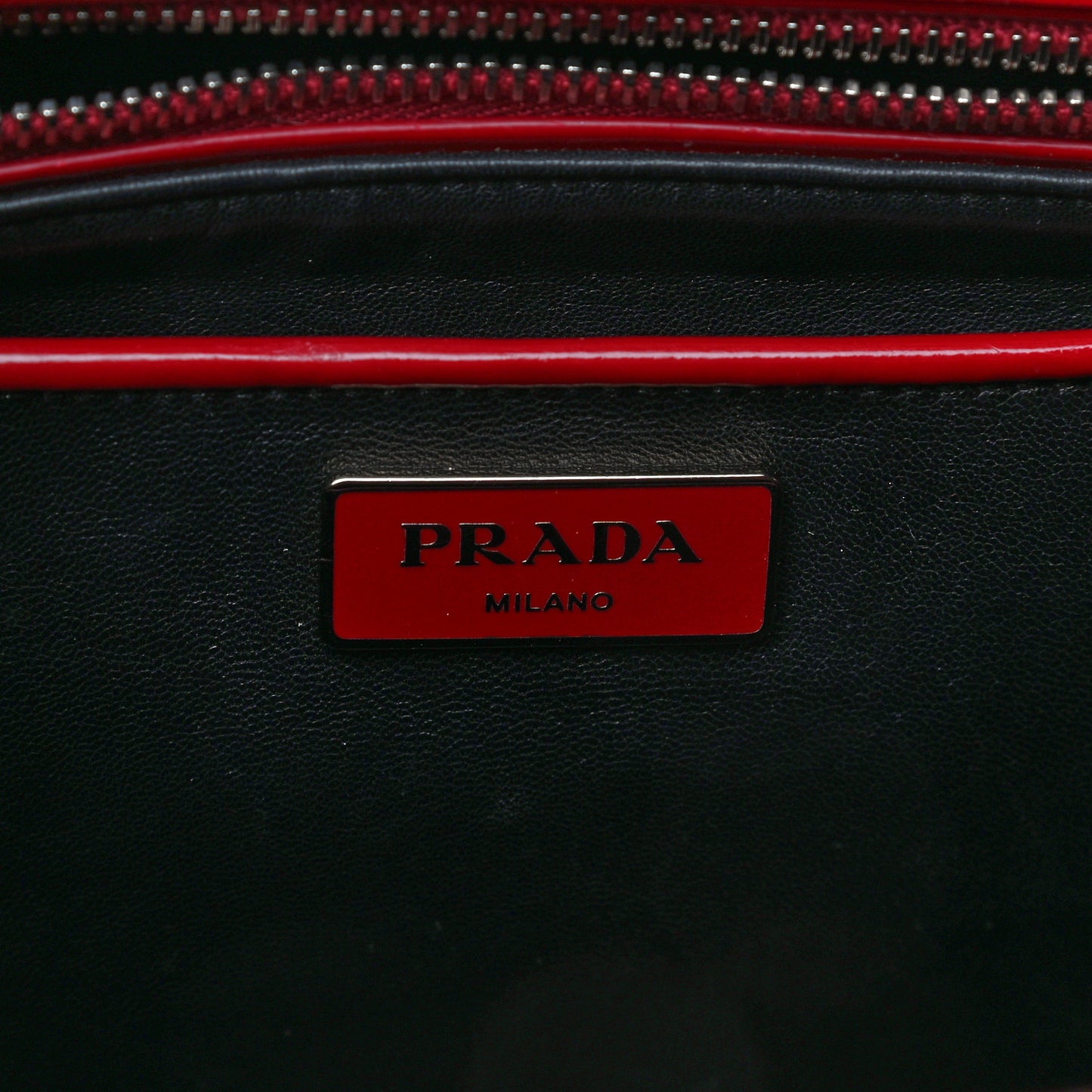 Spazzolato Large Double Zip Tote Rubino