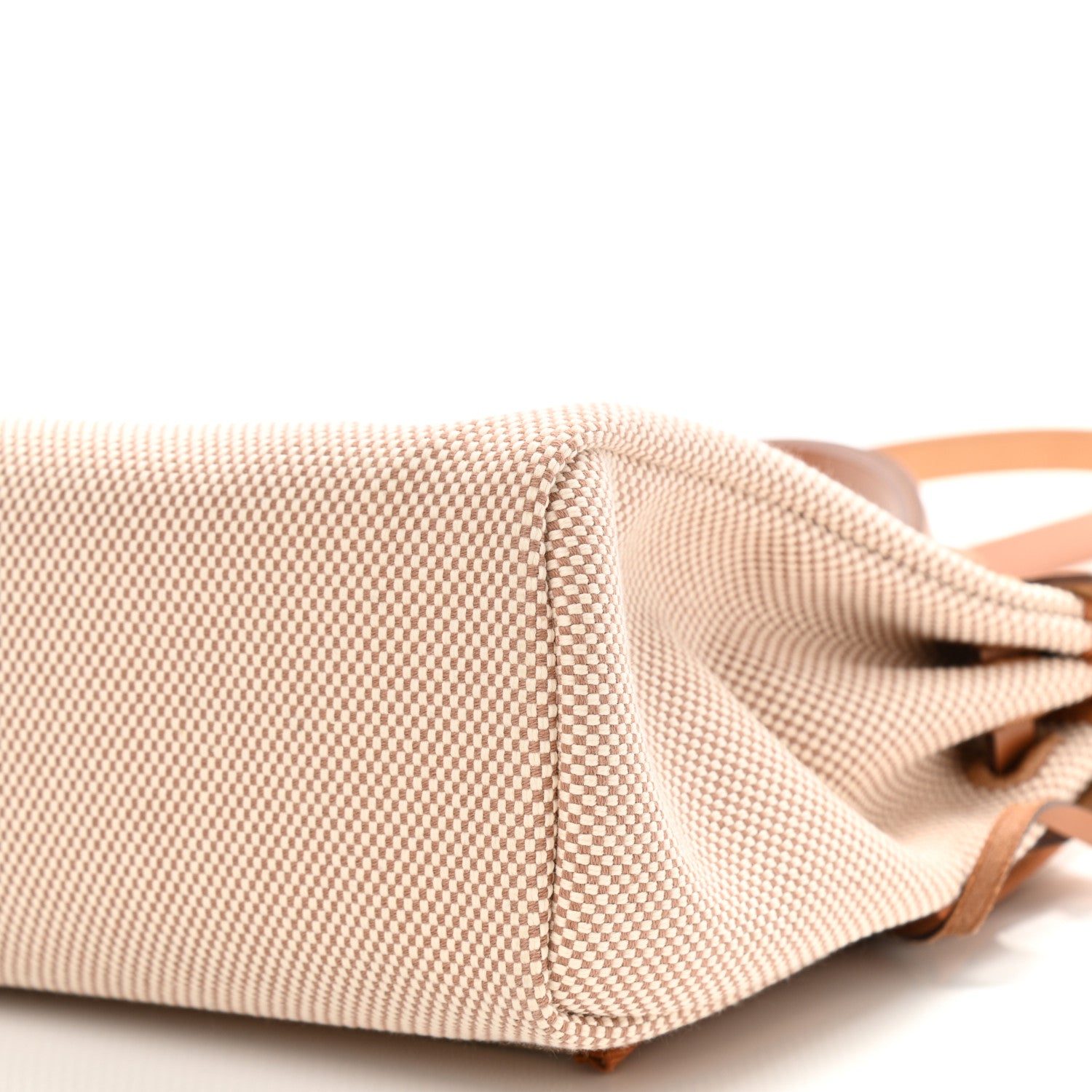 Hermes Vache Hunter Criss Viking Herbag Zip Retourne 31 PM Ecru Beige Naturel 9 of 9