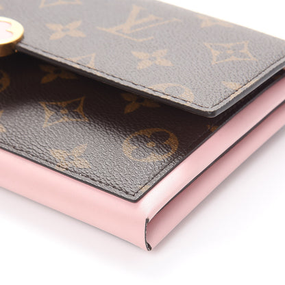 Louis Vuitton Monogram Flore Wallet Rose Ballerine 10 of 10