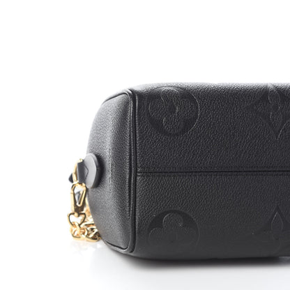 Louis Vuitton Empreinte Monogram Giant Speedy Bandouliere 20 Black 7 of 8
