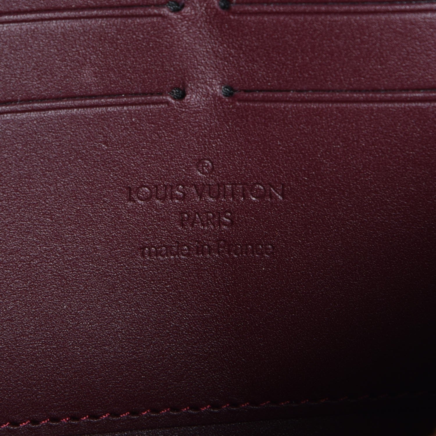 Louis Vuitton Vernis Zippy Wallet Rouge Fauviste 6 of 7