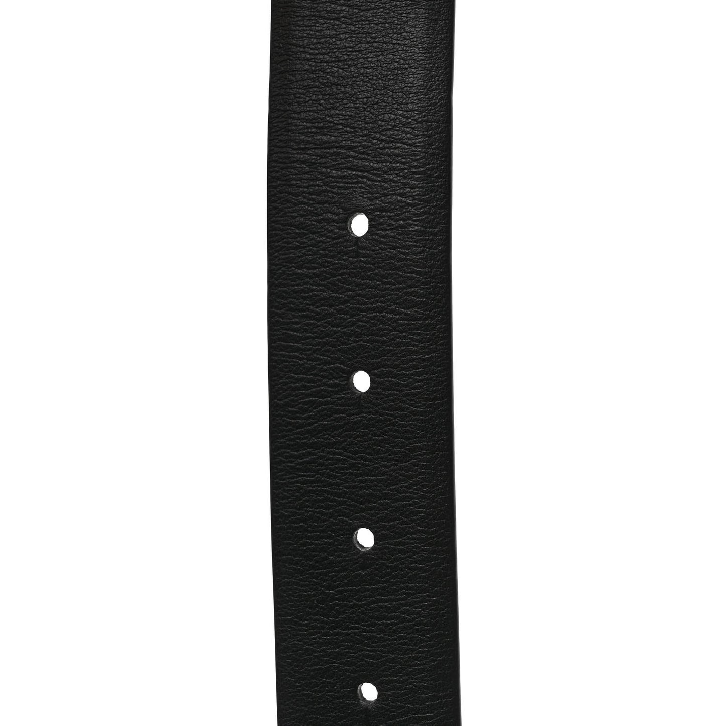 Calfskin Metal Enamel CC Belt 85 34 Black