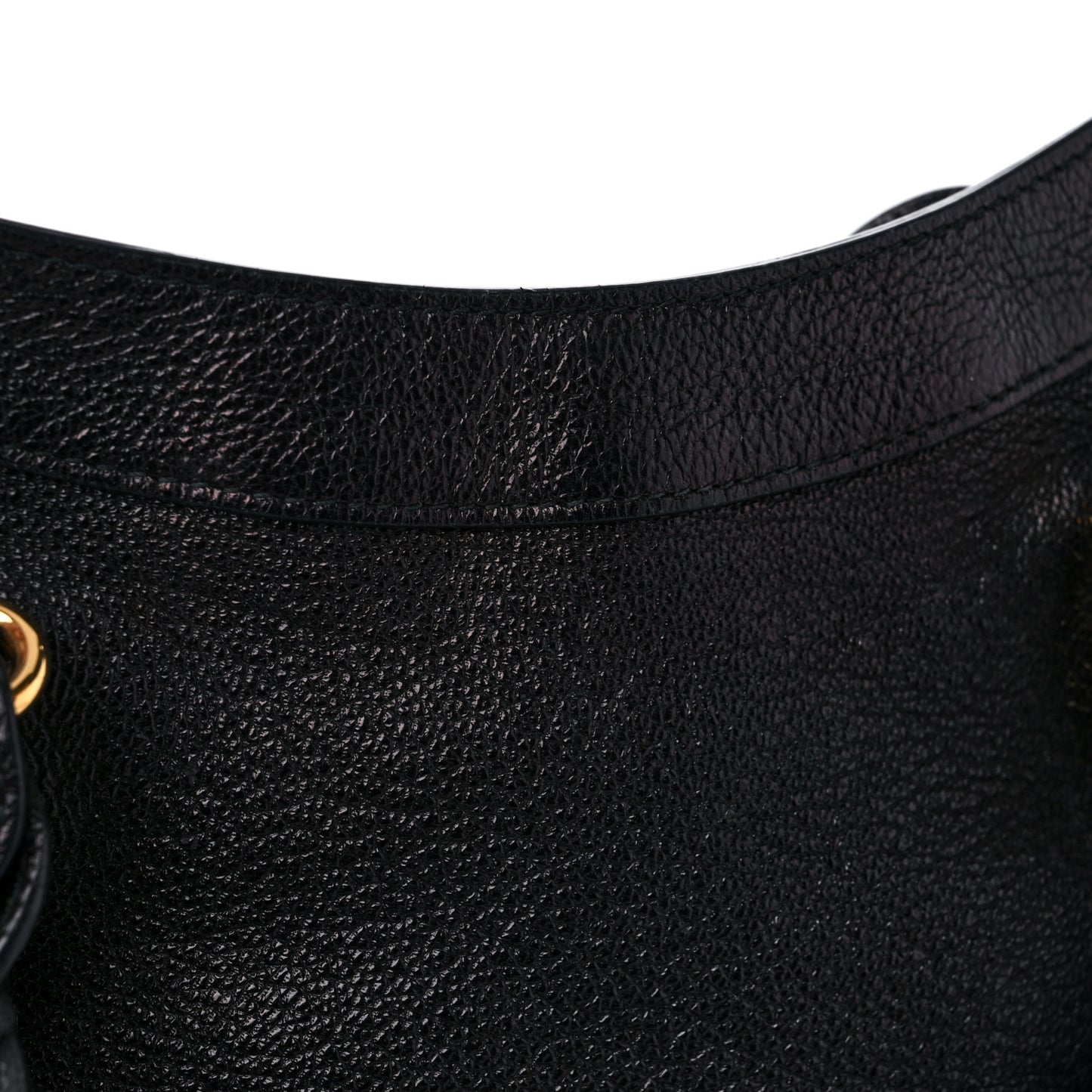 Chevre Gold Metallic Edge Hardware City Black