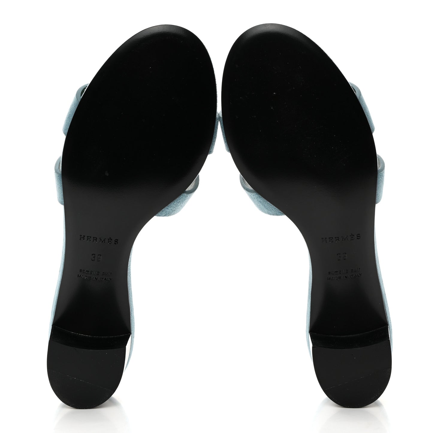 Suede Goatskin Oasis Sandals 39 Vert D'eau Vert Anglais