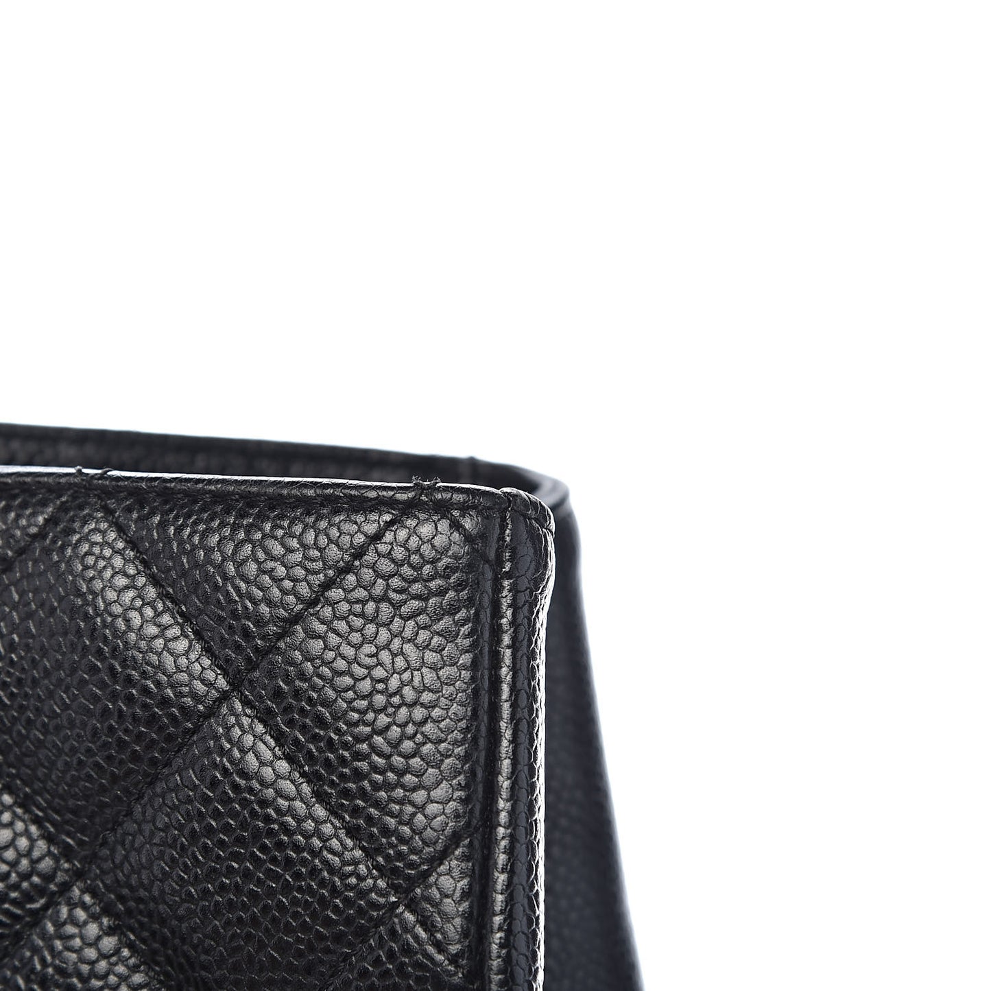 Caviar Quilted Grand Shopping Tote GST Black