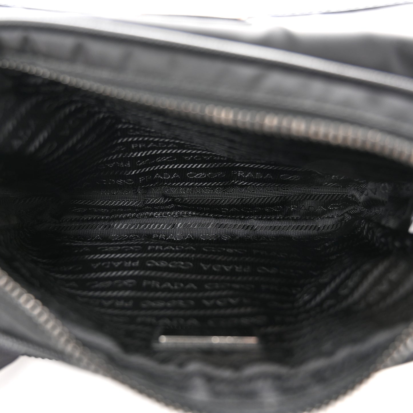 Re-Nylon Saffiano Shoulder Bag Black