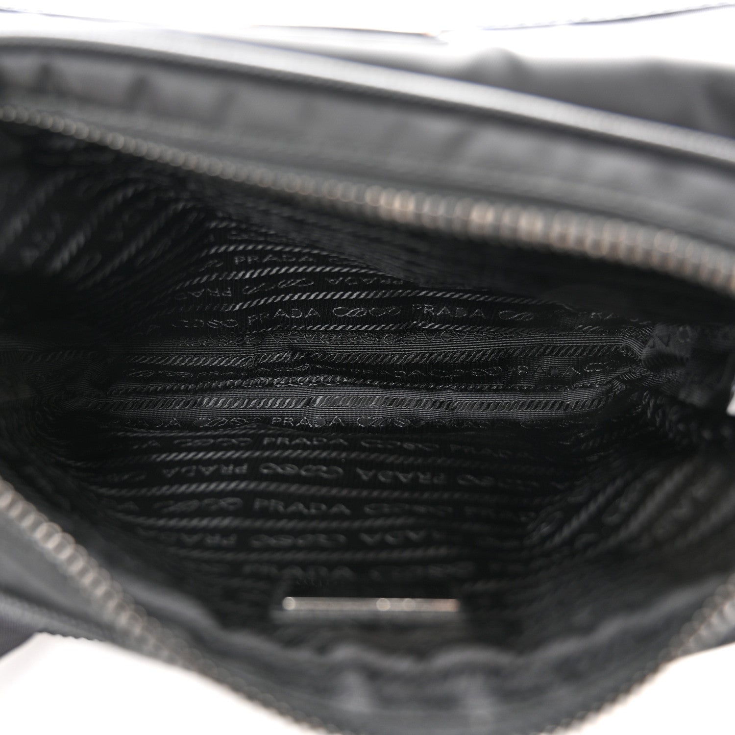 Prada Re-Nylon Saffiano Shoulder Bag Black 5 of 11