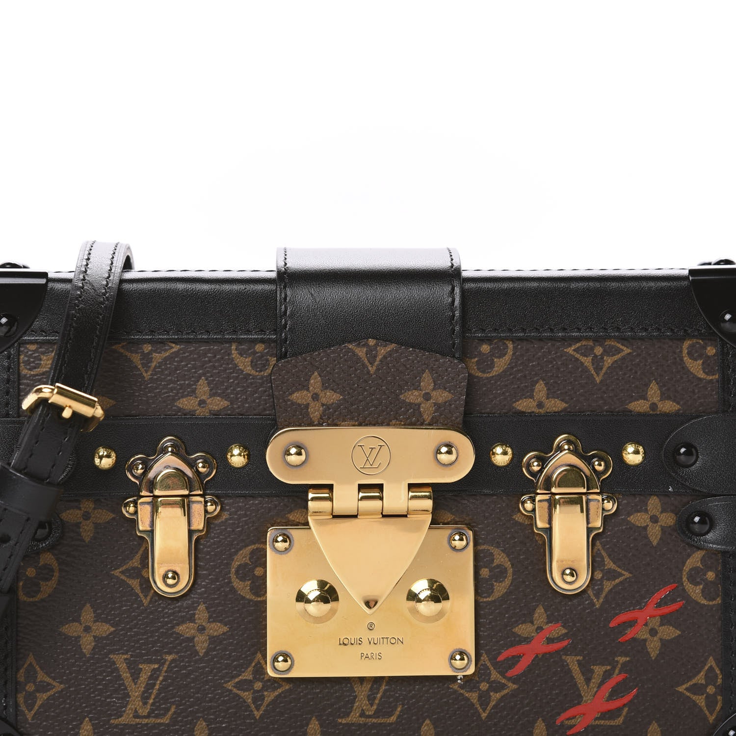 Louis Vuitton Monogram Petite Malle Black 10 of 10