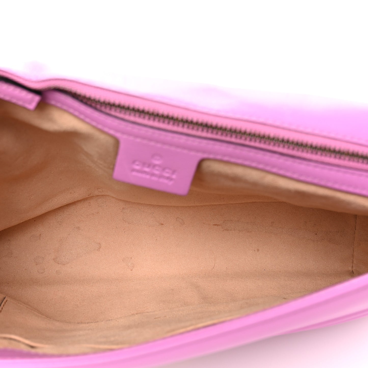 Calfskin Matelasse Medium GG Marmont Shoulder Bag Candy Mousse