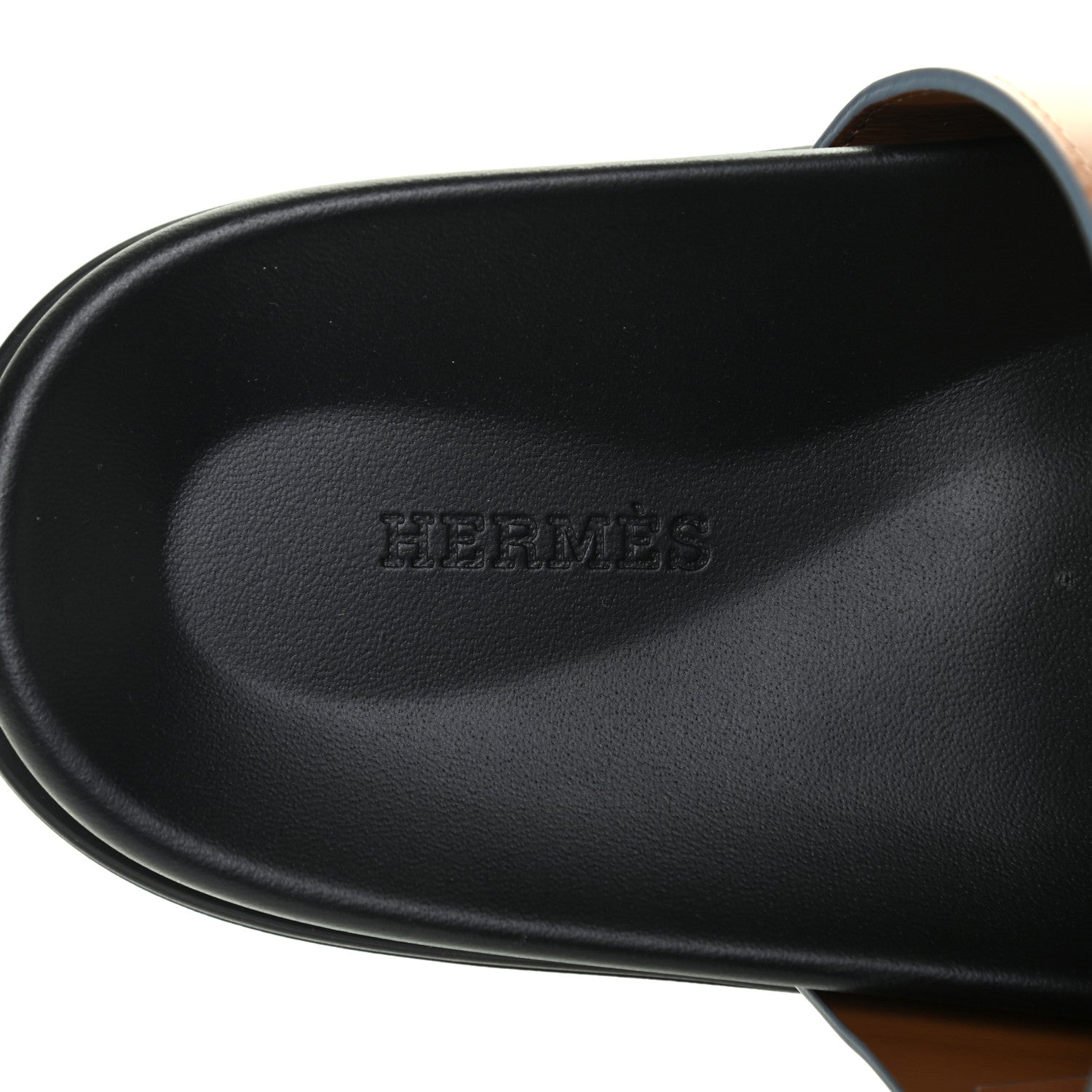 Hermes Calfskin Mens Chypre Sandals 42 Gold 7 of 11