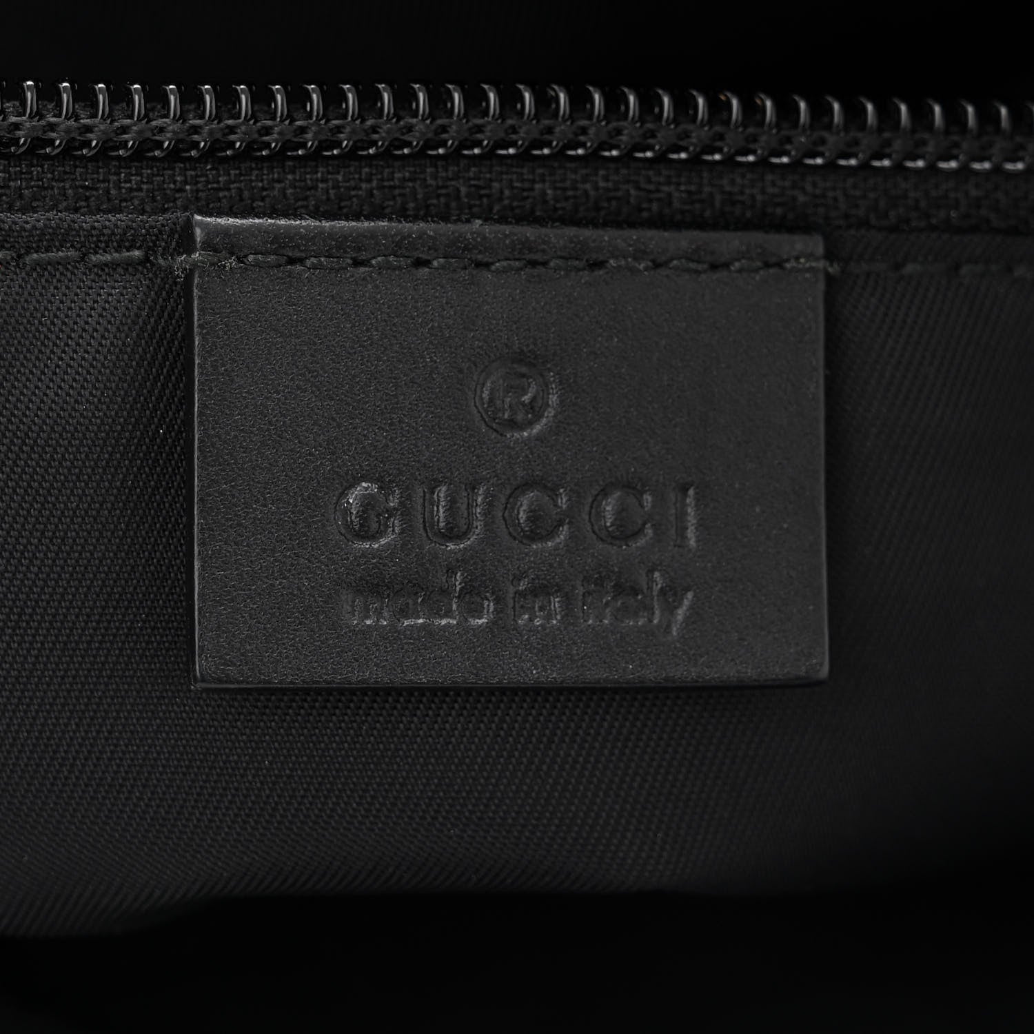 Gucci GG Supreme Monogram Web Messenger Bag Black 6 of 10
