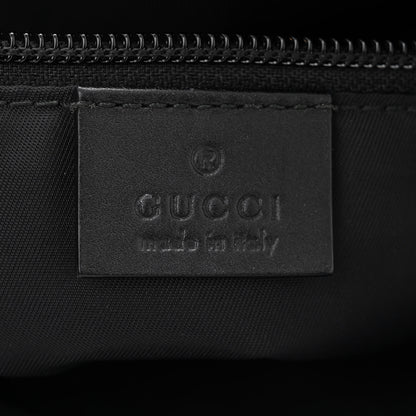 Gucci GG Supreme Monogram Web Messenger Bag Black 6 of 10