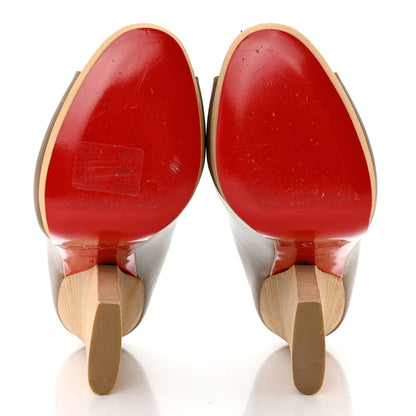 Christian Louboutin Calfskin Roche 120 Mule 35.5 Beige Grezzo 5 of 12