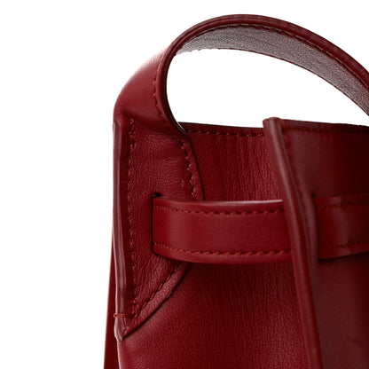 Celine Supple Grained Calfskin Big Bag Bucket Red 12 of 17