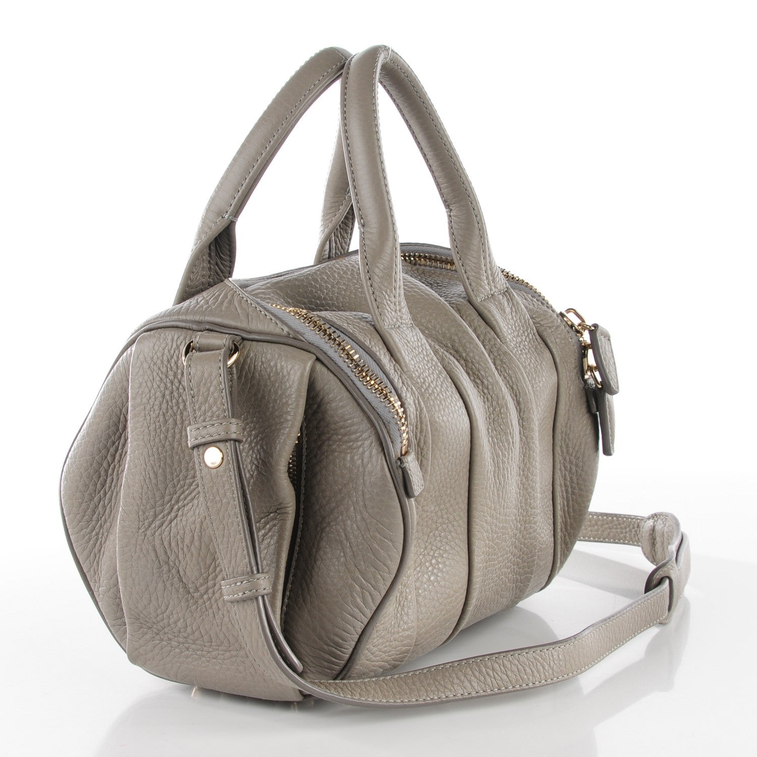 Alexander Wang Pebbled Lambskin Rockie Oyster 3 of 7