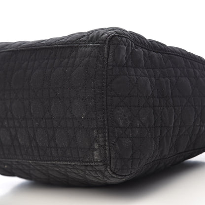 Christian Dior Nylon Cannage Medium Lady Dior Black 18 of 19