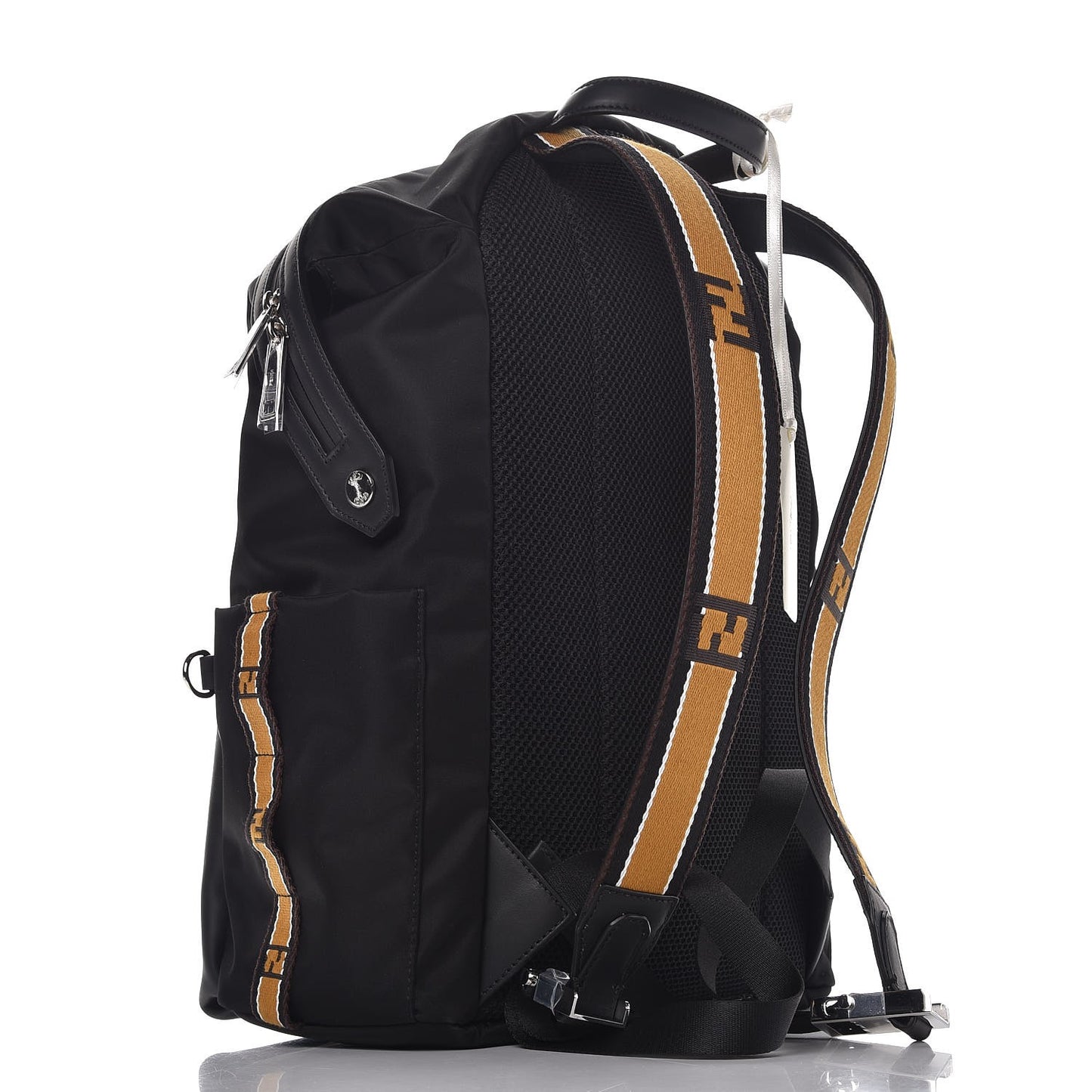 Nylon Vitello Backpack Black
