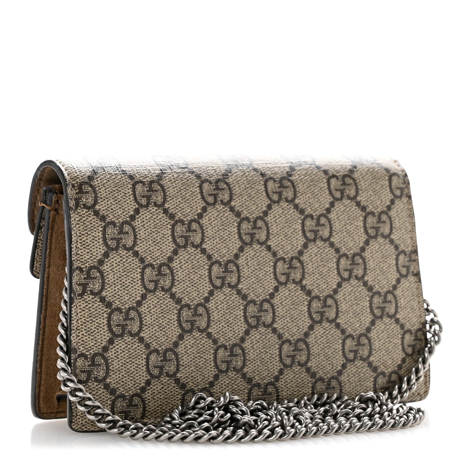 Gucci GG Supreme Monogram Super Mini Dionysus Shoulder Bag Taupe 3 of 13