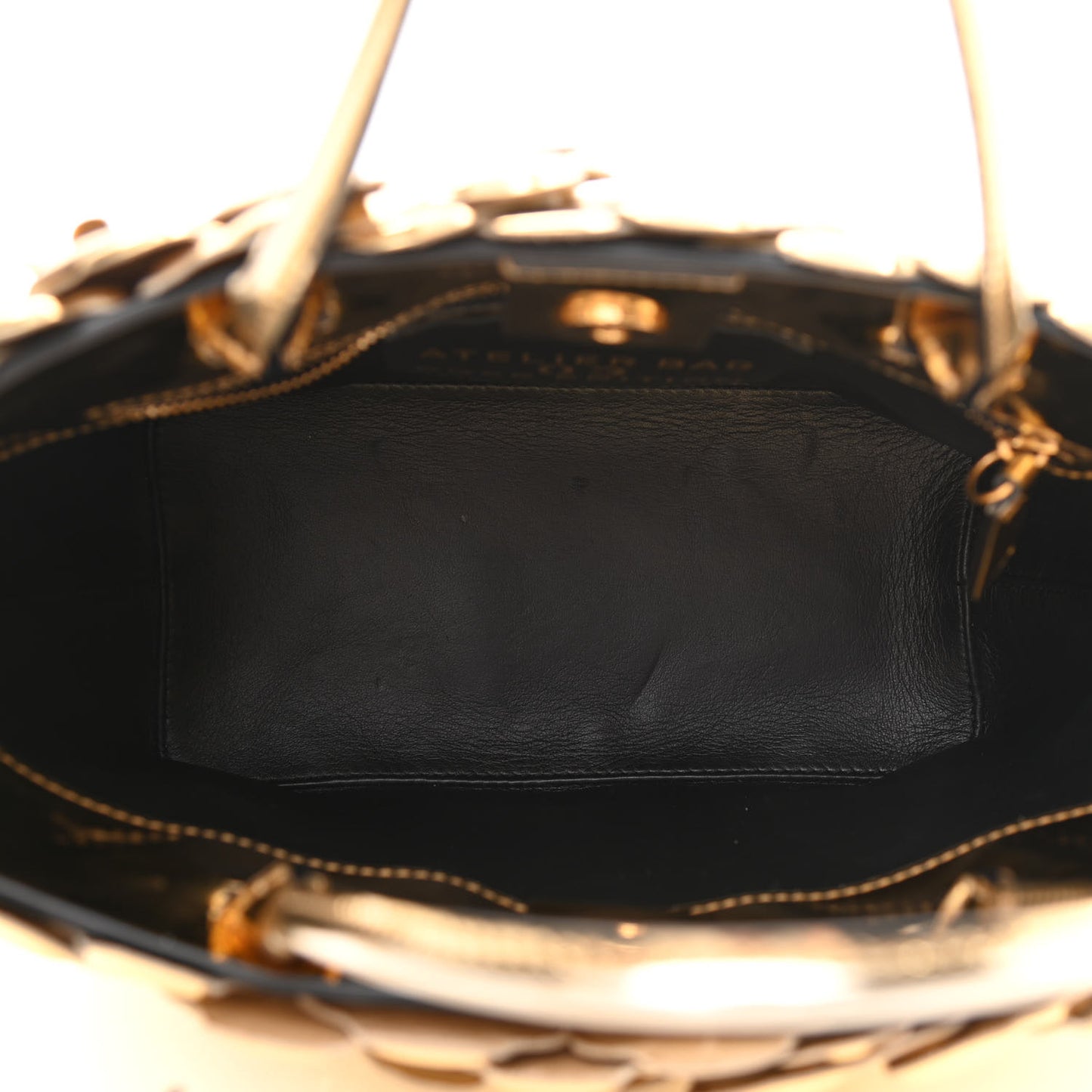 Metallic Nappa Atelier 03 Rose Edition Tote Antique Brass