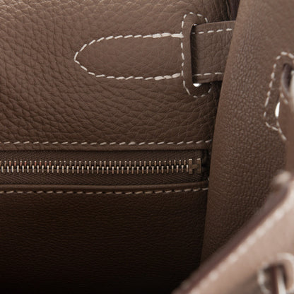 Hermes Togo Kelly Retourne 35 Etoupe 19 of 25